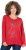Ulla Popken Holiday Long Sleeve Graphic Tee Salsa Red - Apdrukāti T-krekli sievietēm - 