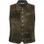 jP1880 Finest Goat Suede Traditional Vest Dark Brown - Trachten & Oktoberfest - Oktoberfest tērpi lielos izmēros (Trachten)