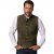 jP1880 Finest Goat Suede Traditional Vest Dark Brown - Trachten & Oktoberfest - Oktoberfest tērpi lielos izmēros (Trachten)