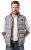 JP1880 Quilted Vest Outdoor Stand-up Collar Grey - Jakas & Lietus apģērbs - Jakas - 2XL-12XL