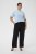 Kaffe Curve Mille Wide Pants Black Deep - Auduma bikses - 