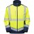 Leo Bowden Ecoviz Softshell Jacket Hi-Vis Yellow/Navy Print - Darba apģērbs - Darba apģērbs - 3XL-10XL