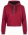 Nora Mikken KAMILLA Cropped Hoodie Burgundy - SIEVIEŠU APĢĒRBS XS-XXL - 