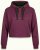 Nora Mikken KAMILLA Cropped Hoodie Mauve Wine - SIEVIEŠU APĢĒRBS XS-XXL - 