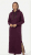 Nora Mikken MARTINA Maxi Hoodie Dress Mauve Wine - SIEVIEŠU APĢĒRBS XS-XXL - 