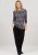 Scandinavian Caramel Tiny Flower Petals Blouse Light Blue - Apdrukāti T-krekli sievietēm - 