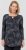 Scandinavian Caramel Triangles Tunic Dark Blue - Apdrukāti T-krekli sievietēm - 