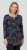 Scandinavian Caramel Triangles Tunic Dark Blue - Apdrukāti T-krekli sievietēm - 