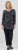 Scandinavian Caramel Triangles Tunic Dark Blue - Apdrukāti T-krekli sievietēm - 