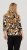 Scandinavian Caramel Flowers Blouse Orange and Brown - Apdrukāti T-krekli sievietēm -