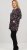 Scandinavian Caramel Flower Petals Tunic Copper and Blue - Apdrukāti T-krekli sievietēm - 