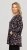 Scandinavian Caramel Flower Petals Tunic Copper and Blue - Apdrukāti T-krekli sievietēm - 