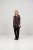 Scandinavian Caramel Flowers Tunic Red and Pink - Apdrukāti T-krekli sievietēm - 