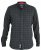 D555 Taylor Long Sleeve Shirt Charcoal - Krekli - Krekli - 2XL-8XL