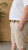 Kam Jeans 3402 Belted Dobby Weave Stretch Chino Shorts Beige - Šorti - Šorti - W40-W60