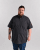 Motley Denim Zagreb Īsroku krekls Tumši pelēks - Krekli - Krekli - 2XL-8XL
