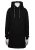 Nora Mikken KRISTINA Long Hoodie Black - Džemperi un džemperi ar kapuci - 