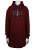 Nora Mikken KADRI WHITE Long Hoodie Burgundy - Džemperi un džemperi ar kapuci - 