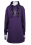 Nora Mikken KADRI WHITE Long Hoodie Purple - Džemperi un džemperi ar kapuci - 