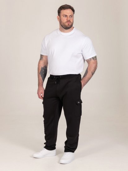 D555 Dexter 1 Cargo Jogger With Bear Embroidery Melna - Sporta bikses un šorti - Sporta bikses un Sporta šorti - 2XL-12XL