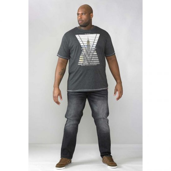 D555 Benson Tapered Fit Stretch Jeans Stonewash TALL SIZES - VĪRIEŠU APĢĒRBS MT-6XLT - Apģērbs gariem vīriešiem