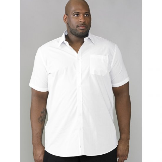 D555 Delmar Easy Iron-Krekls Balts - Krekli - Krekli - 2XL-8XL