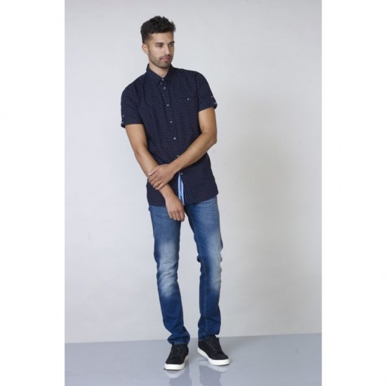 D555 Kurt Printed Short Sleeve Shirt - Krekli - Krekli - 2XL-8XL