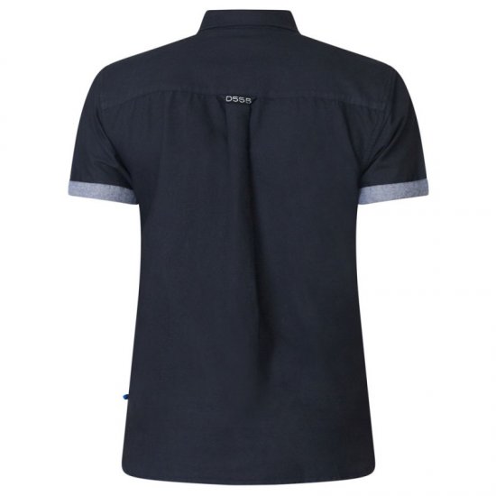 D555 Kevin Oxford Shirt Black - Krekli - Krekli - 2XL-8XL