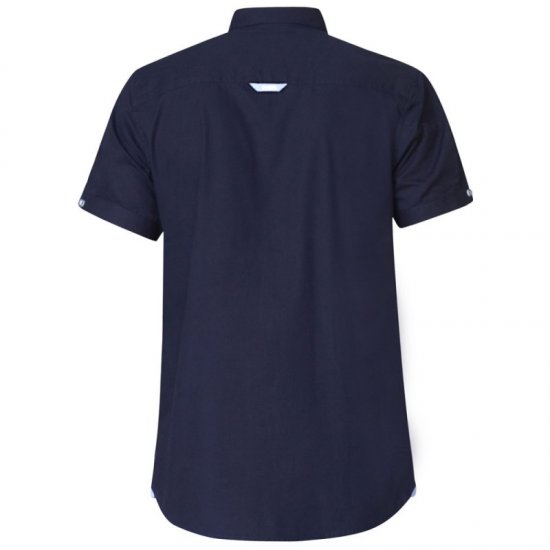 D555 Tim Short Sleeve Shirt Navy - Krekli - Krekli - 2XL-8XL