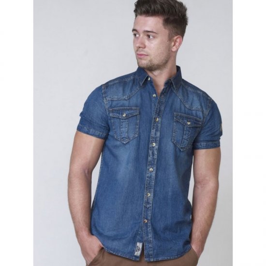 D555 Mike Denim Shirt - Krekli - Krekli - 2XL-8XL
