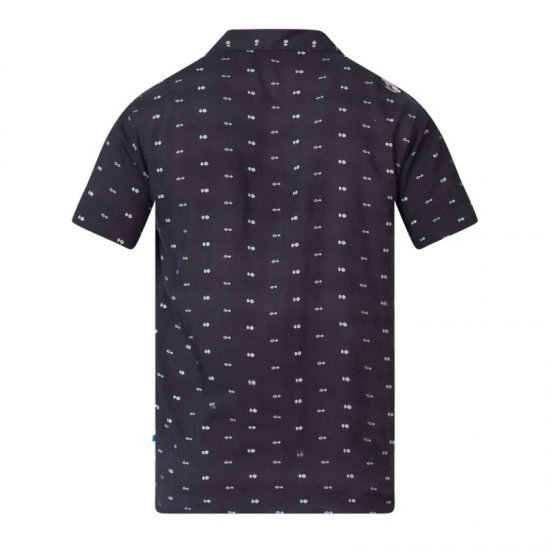 D555 Luciano Bowling Shirt Black - Krekli - Krekli - 2XL-8XL