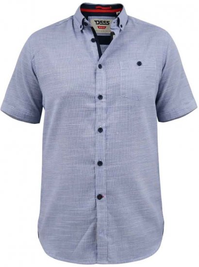 D555 Hadley S/S Micro Dog Tooth Check Shirt - Krekli - Krekli - 2XL-8XL