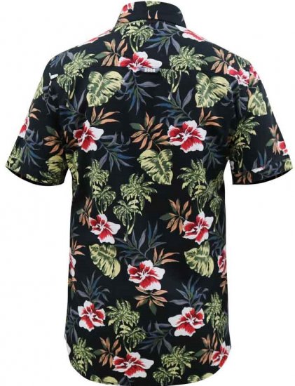 D555 Wilton Hawaiian Ao Print Short Sleeve Shirt - Krekli - Krekli - 2XL-8XL