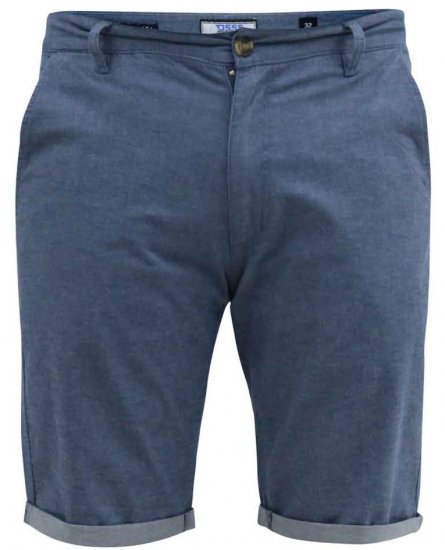 D555 Alderton Stretch Chambray Shorts Navy - Šorti - Šorti - W40-W60