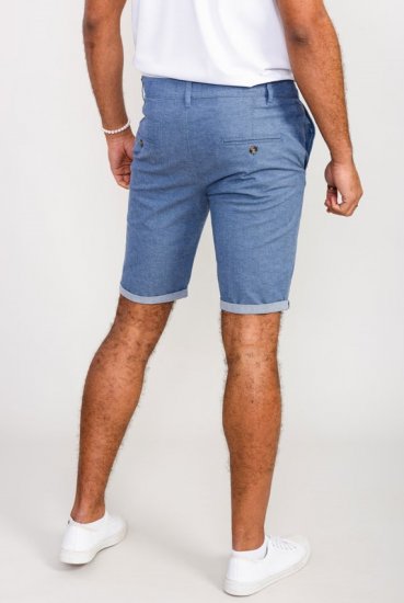 D555 Alderton Stretch Chambray Shorts Navy - Šorti - Šorti - W40-W60