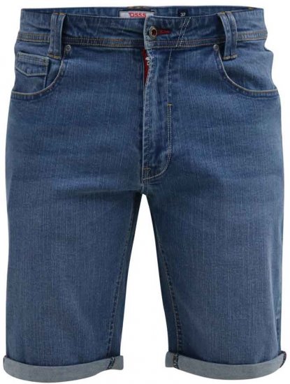 D555 Suffolk Blue Stretch Denim Shorts - Šorti - Šorti - W40-W60