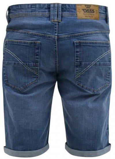 D555 Suffolk Blue Stretch Denim Shorts - Šorti - Šorti - W40-W60