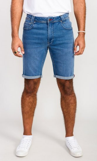 D555 Suffolk Blue Stretch Denim Shorts - Šorti - Šorti - W40-W60