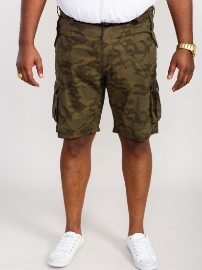 D555 Woobridge Camo Cotton Cargo Shorts - Šorti - Šorti - W40-W60