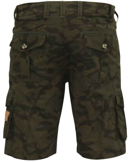 D555 Woobridge Camo Cotton Cargo Shorts - Šorti - Šorti - W40-W60