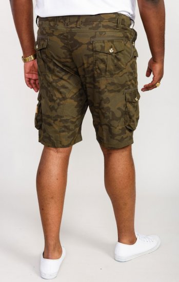 D555 Woobridge Camo Cotton Cargo Shorts - Šorti - Šorti - W40-W60