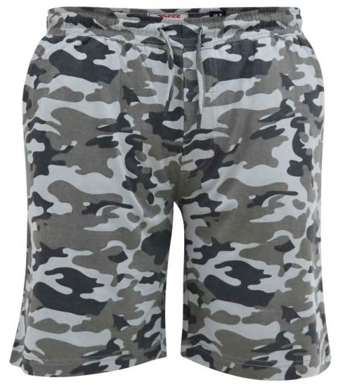D555 Carlton Elasticated Waist Jersey Camo Shorts - Sporta bikses un šorti - Sporta bikses un Sporta šorti - 2XL-12XL