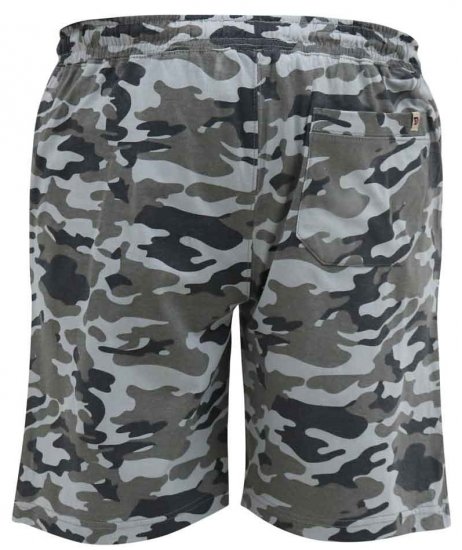 D555 Carlton Elasticated Waist Jersey Camo Shorts - Sporta bikses un šorti - Sporta bikses un Sporta šorti - 2XL-12XL