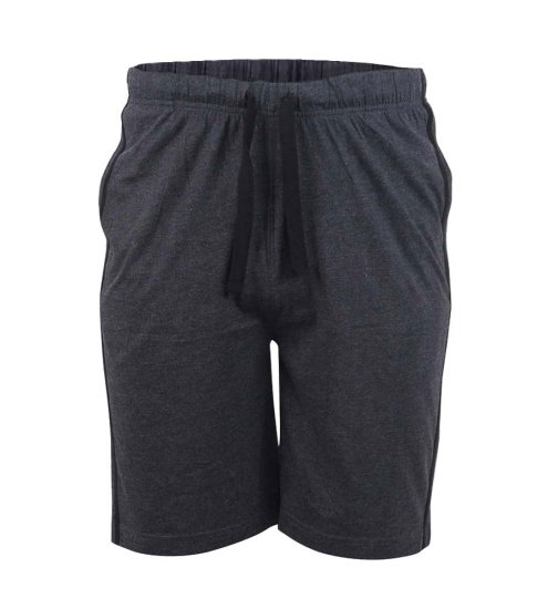 D555 Ryan Jersey Shorts 2-pack Black/Charcoal - Sporta bikses un šorti - Sporta bikses un Sporta šorti - 2XL-12XL