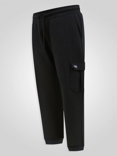D555 Dexter 1 Cargo Jogger With Bear Embroidery TALL Melna - TALL sporta bikses - TALL sporta bikses gariem vīriešiem