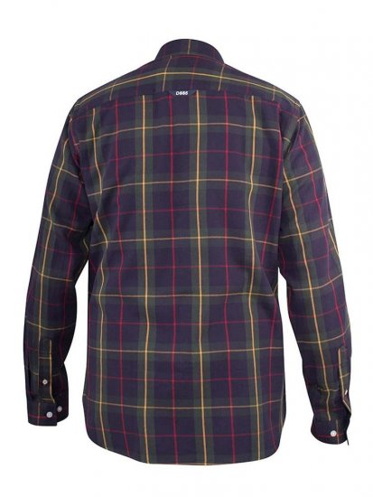 D555 Gladstone Check Button Down Collar Shirt - Krekli - Krekli - 2XL-8XL