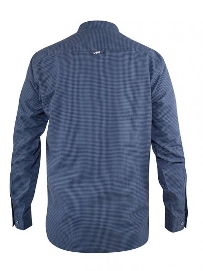 D555 Melbourne Gingham Check Long Sleeve Button Down Shirt - Krekli - Krekli - 2XL-8XL