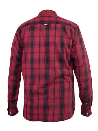 D555 Benalla Check Long Sleeve Button Down Shirt - Krekli - Krekli - 2XL-8XL