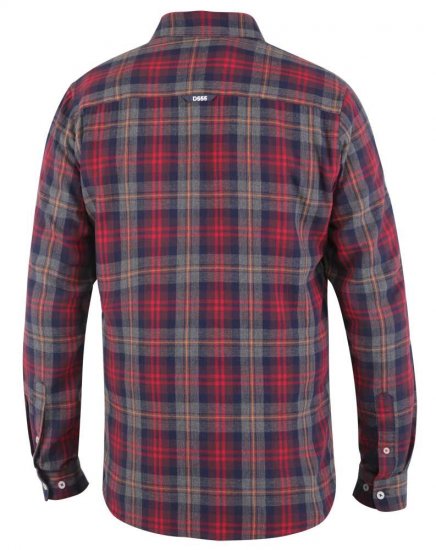 D555 Abbot LS Flannel Shirt - Krekli - Krekli - 2XL-8XL