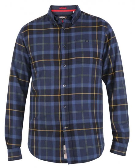 D555 Helston LS Flannel Shirt - Krekli - Krekli - 2XL-8XL